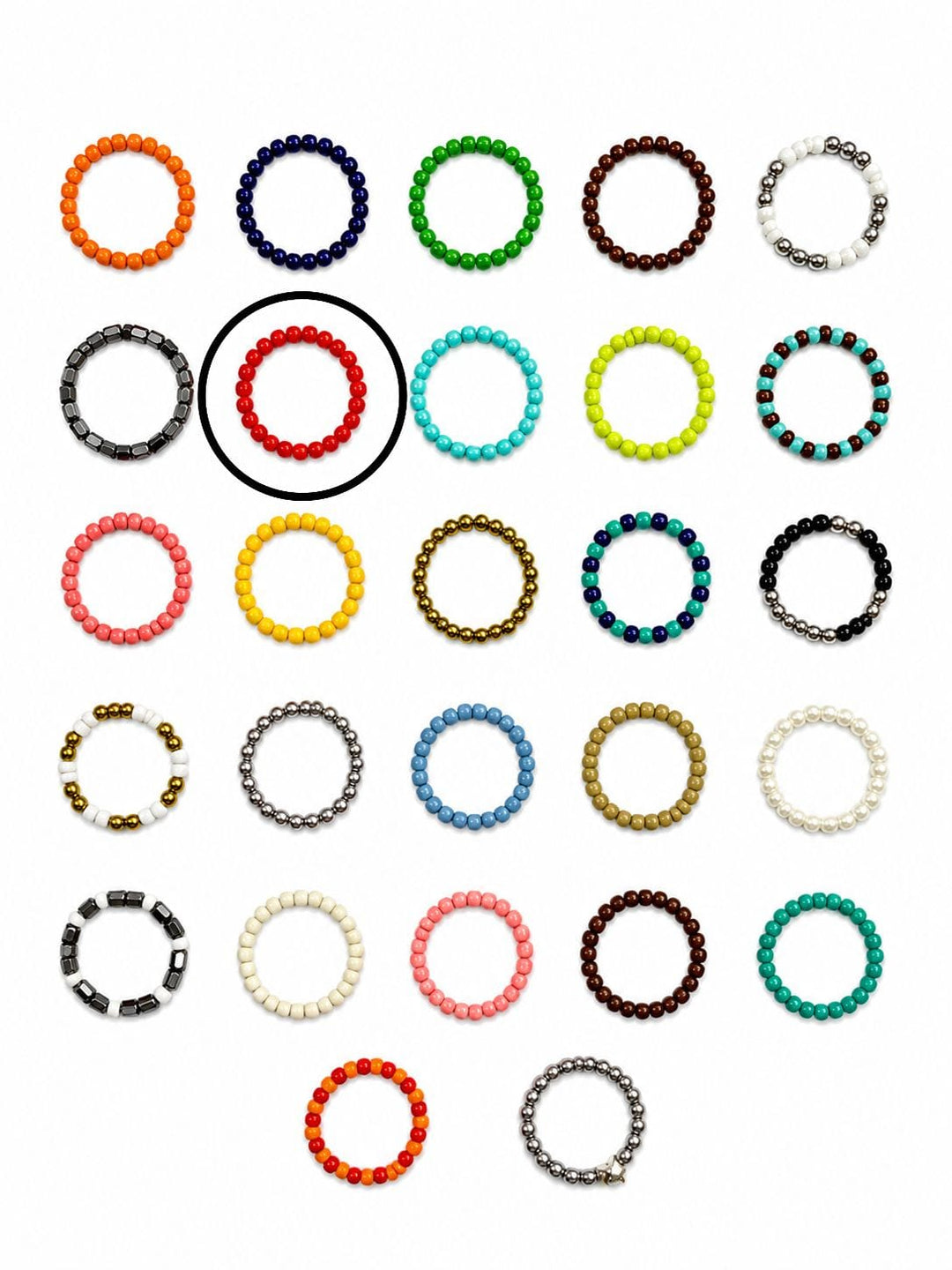 Zhivago Women Accessories Red Ring Charms