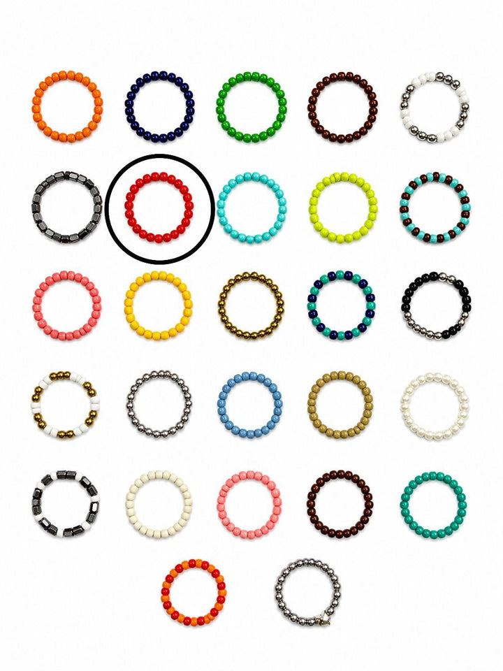 Zhivago Women Accessories Red Ring Charms