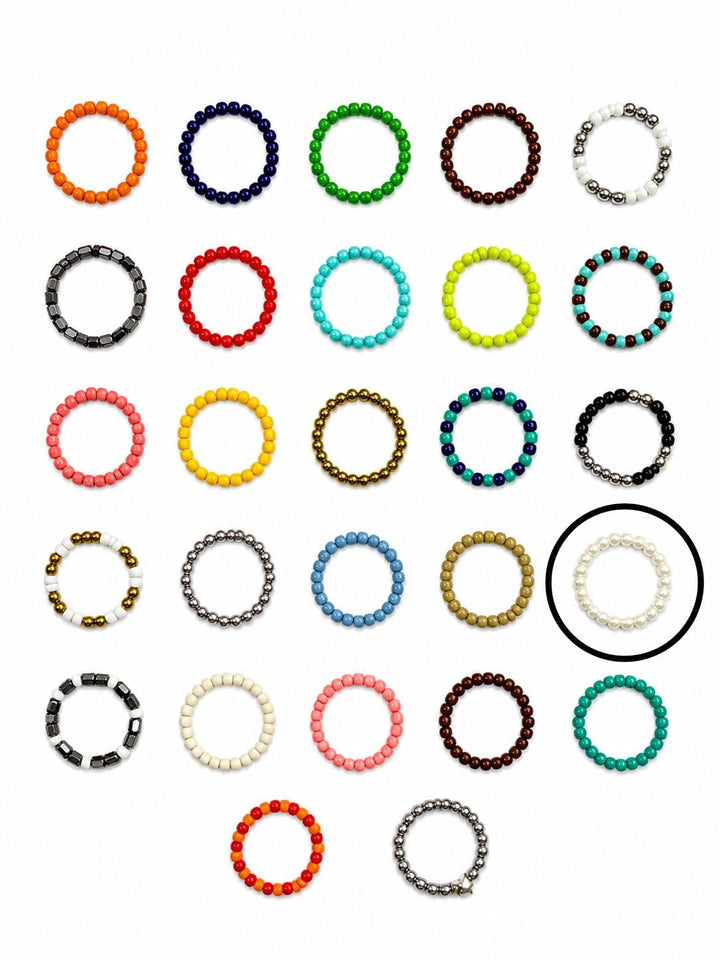 Zhivago Women Accessories White Ring Charms