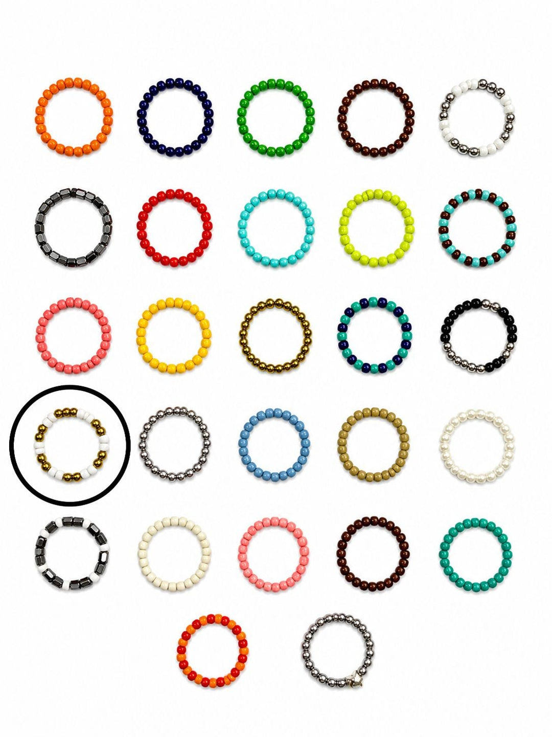 Zhivago Women Accessories White and Bronze Ring Charms