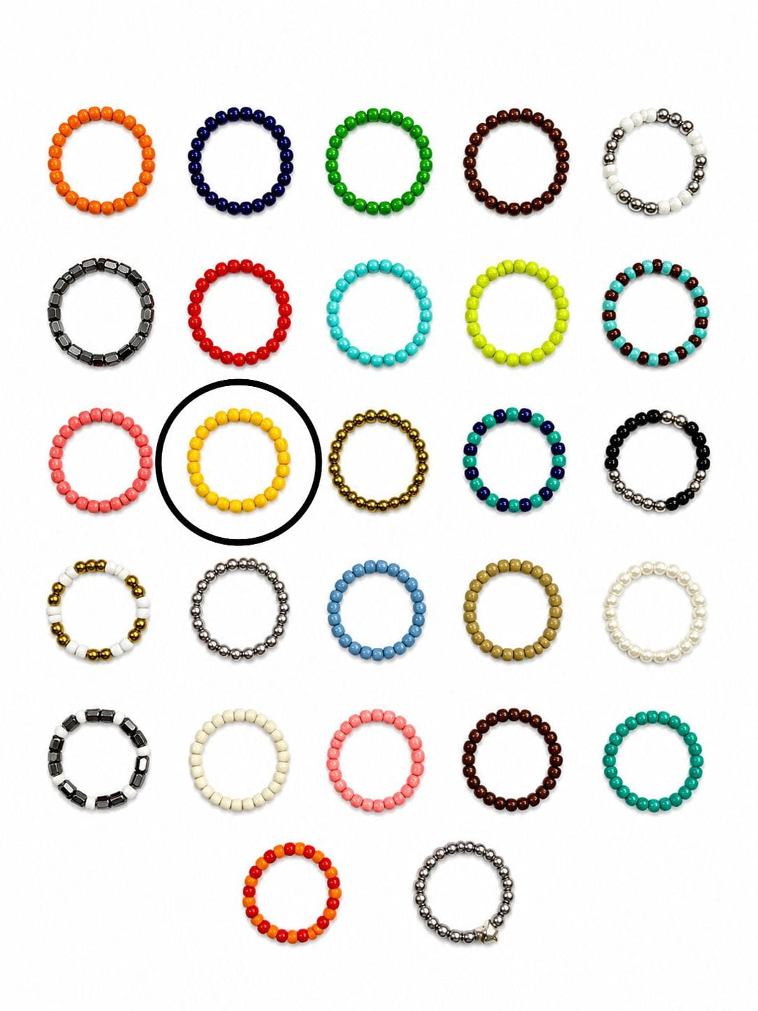 Zhivago Women Accessories Yellow Ring Charms
