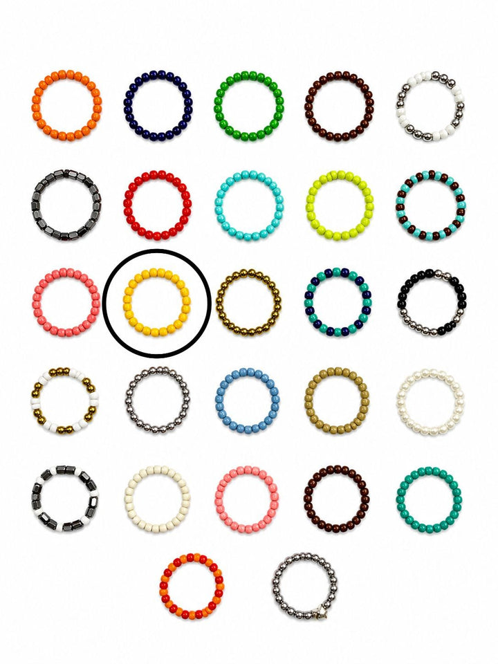 Zhivago Women Accessories Yellow Ring Charms