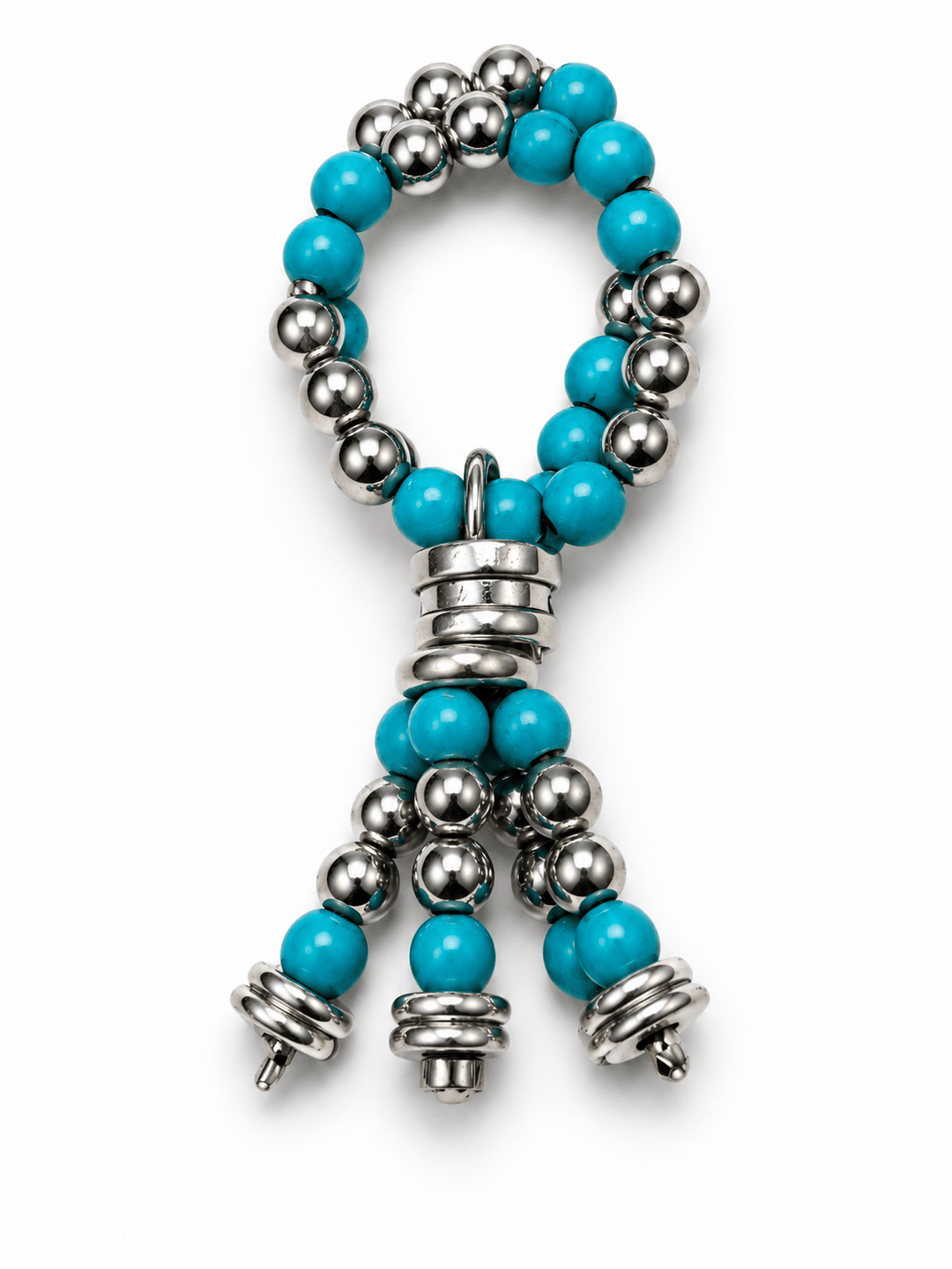 Zhivago Women Accessories Blue and Silver Tala Beads