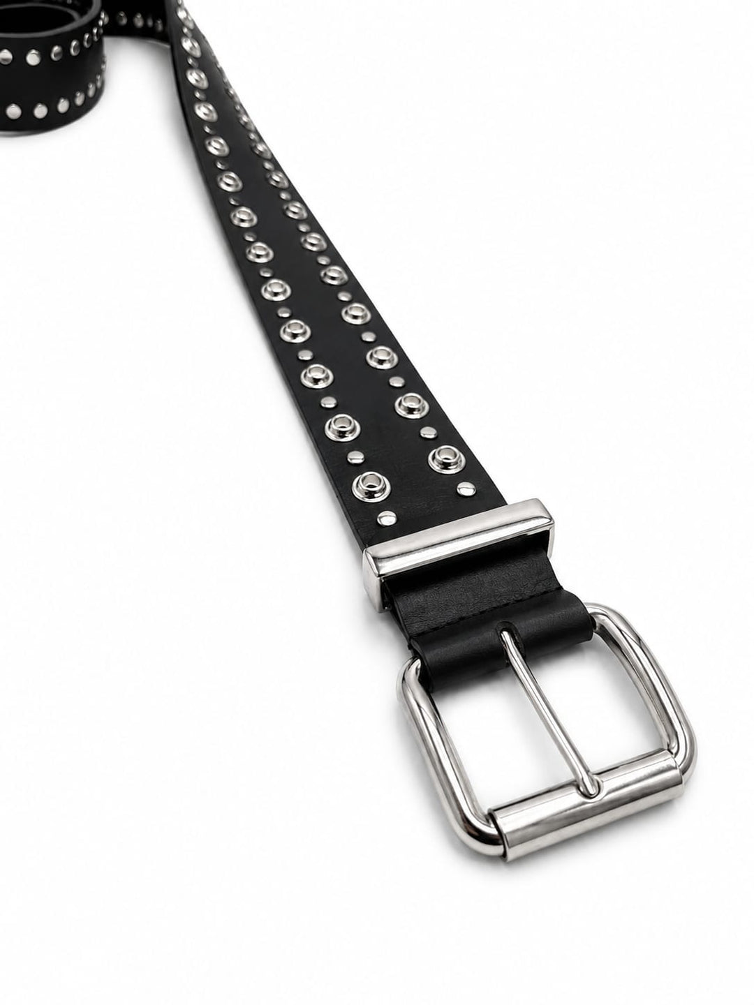 Zhivago Women Women Accessories 115CM Midnight Stud Belt – Genuine Leather