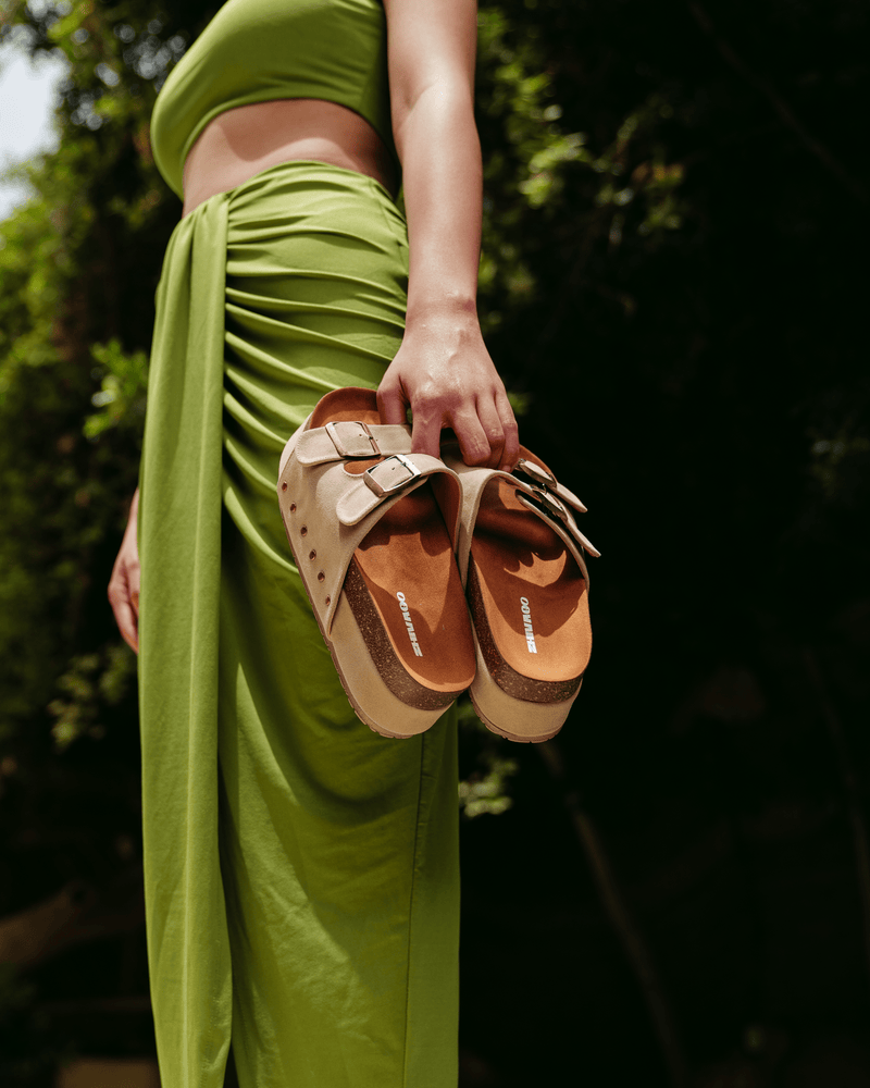 Zhivago Women Women Summer Slides Ava Beige