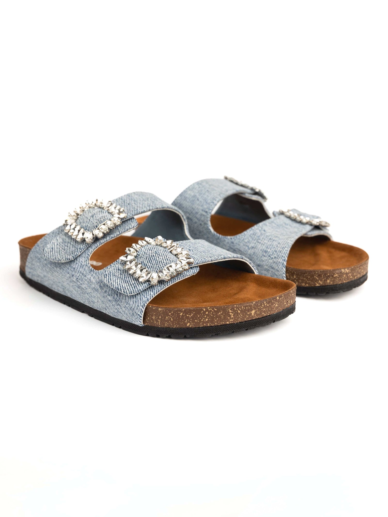 Zhivago Women Women Summer Slides Bling Denim