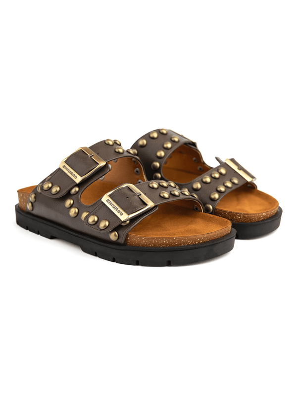 Zhivago Women Women Summer Slides Bronza Brown