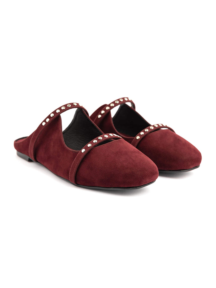 Zhivago Women Women Summer Slides Burgundy Pearline Mule