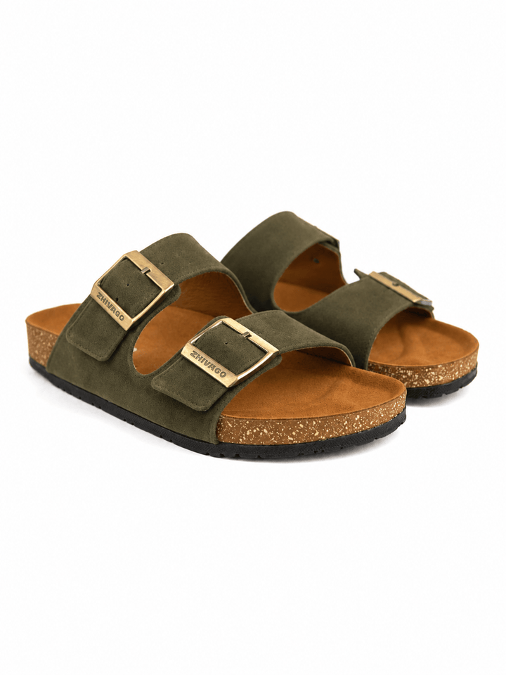 Zhivago Women Women Summer Slides Olive / 36 Classica