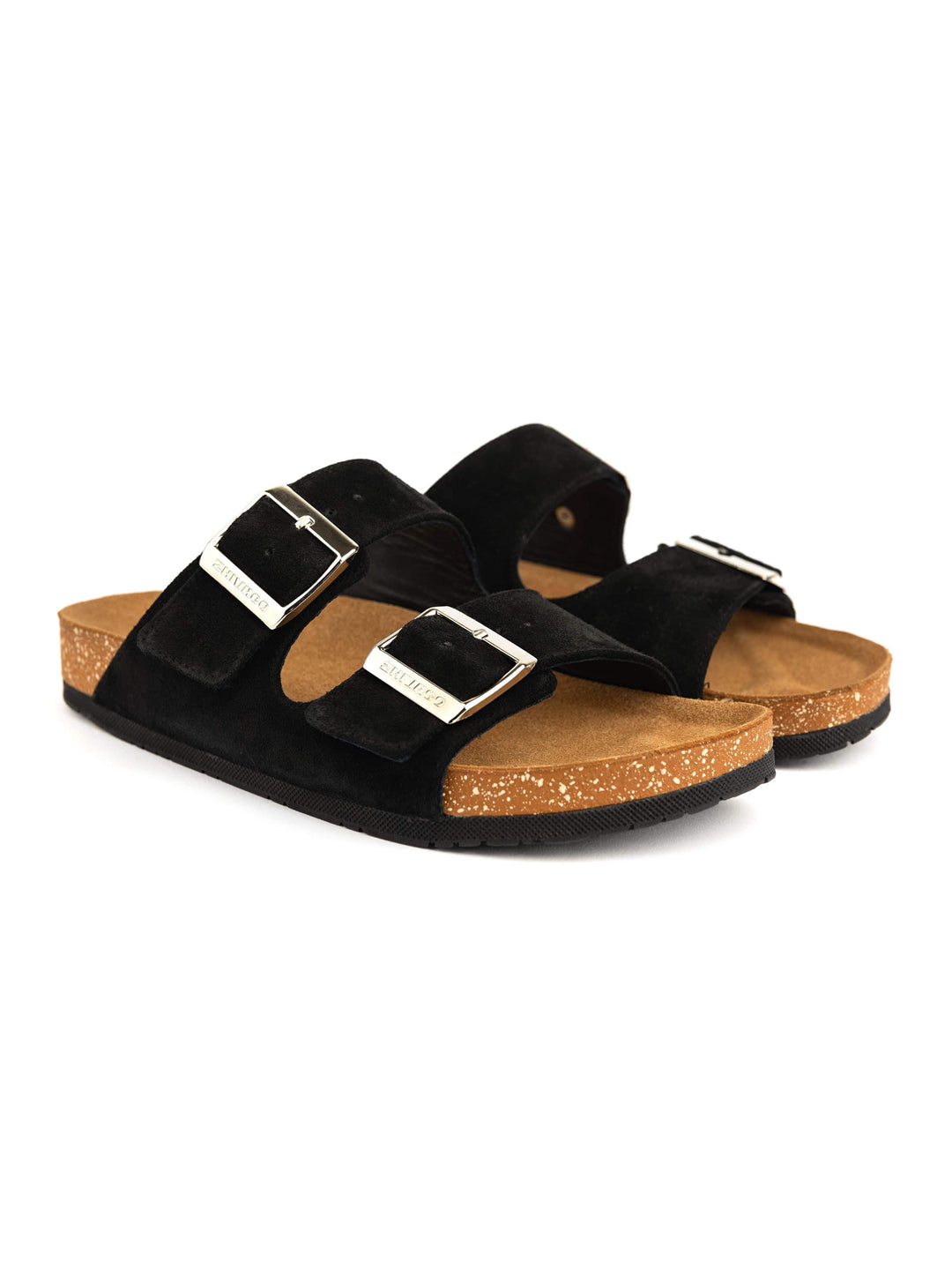 Zhivago Women Women Summer Slides Black / 36 Eterna - Genuine Leather