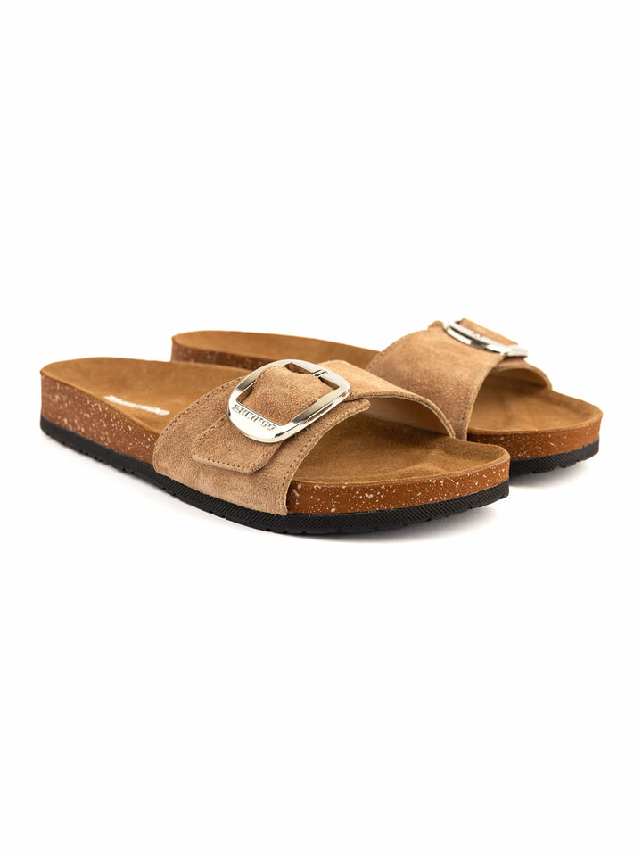 Zhivago Women Women Summer Slides Beige / 36 Mono - Genuine Leather