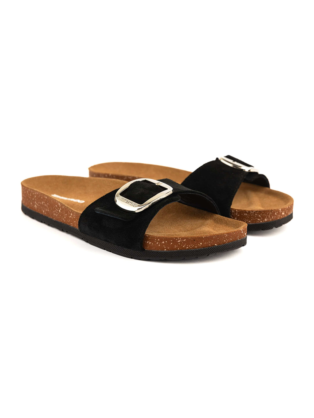 Zhivago Women Women Summer Slides Black / 36 Mono - Genuine Leather
