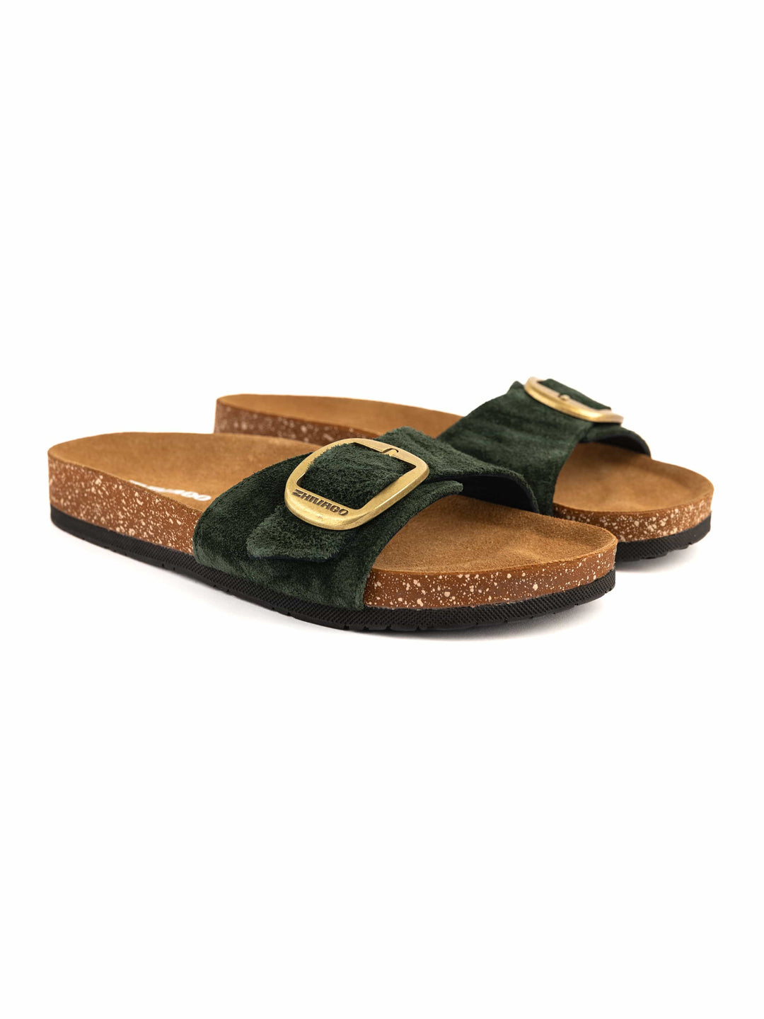 Zhivago Women Women Summer Slides Olive / 36 Mono - Genuine Leather