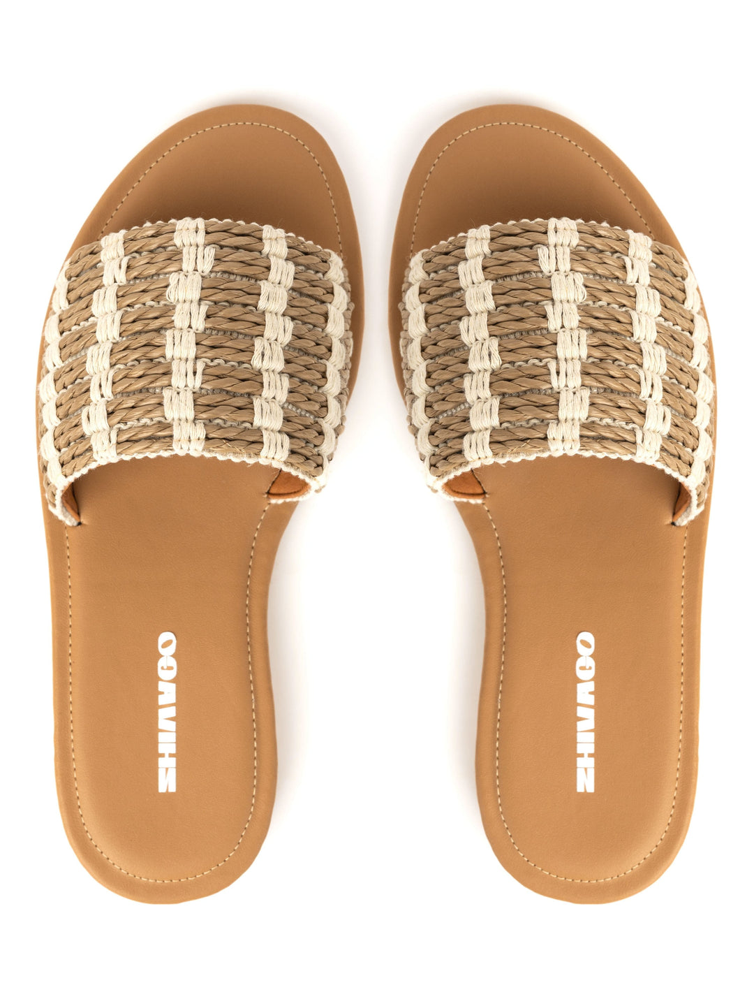 Zhivago Women Women Summer Slides Rafia Beige