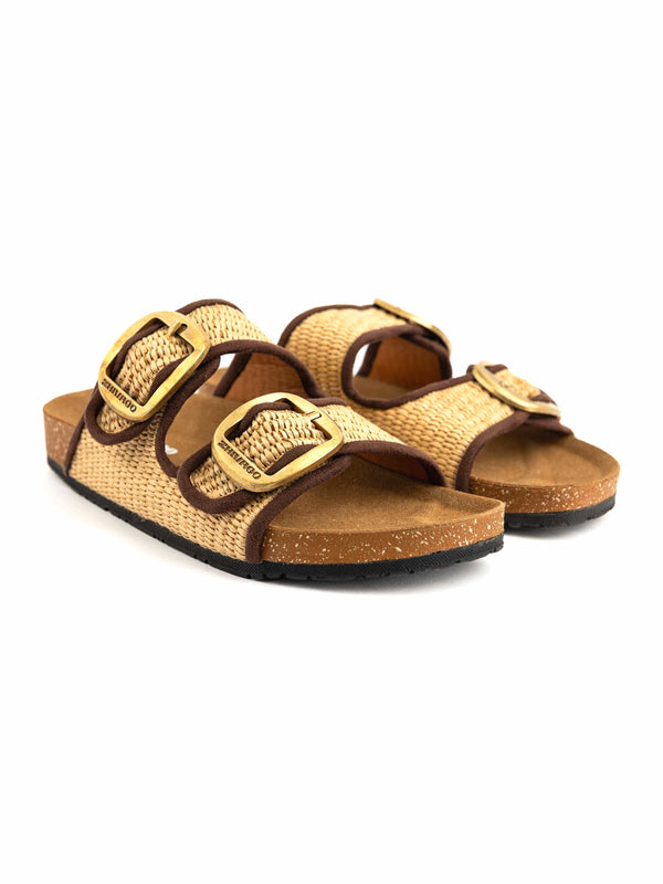 Zhivago Women Women Summer Slides Brown / 36 Riva