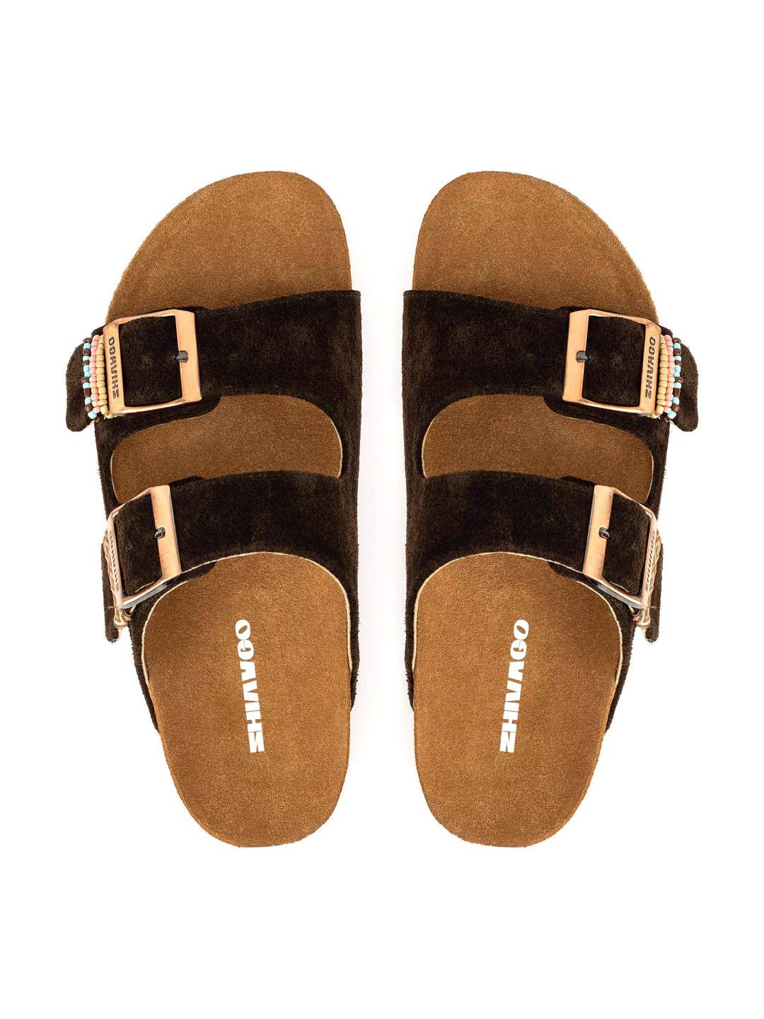 Zhivago Women Women Summer Slides Stack - Genuine Leather