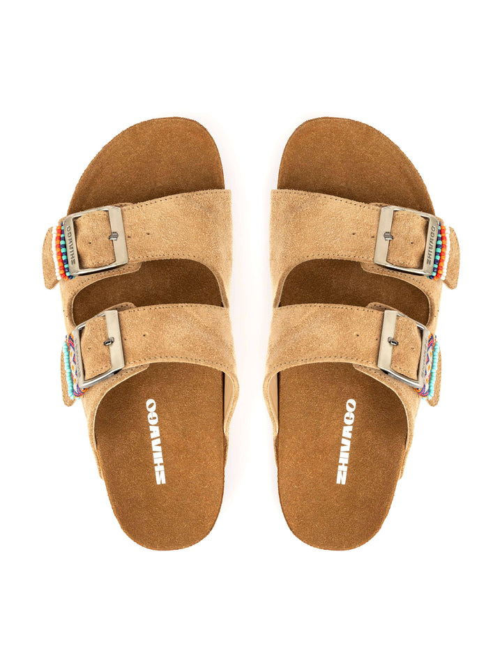 Zhivago Women Women Summer Slides Stack - Genuine Leather