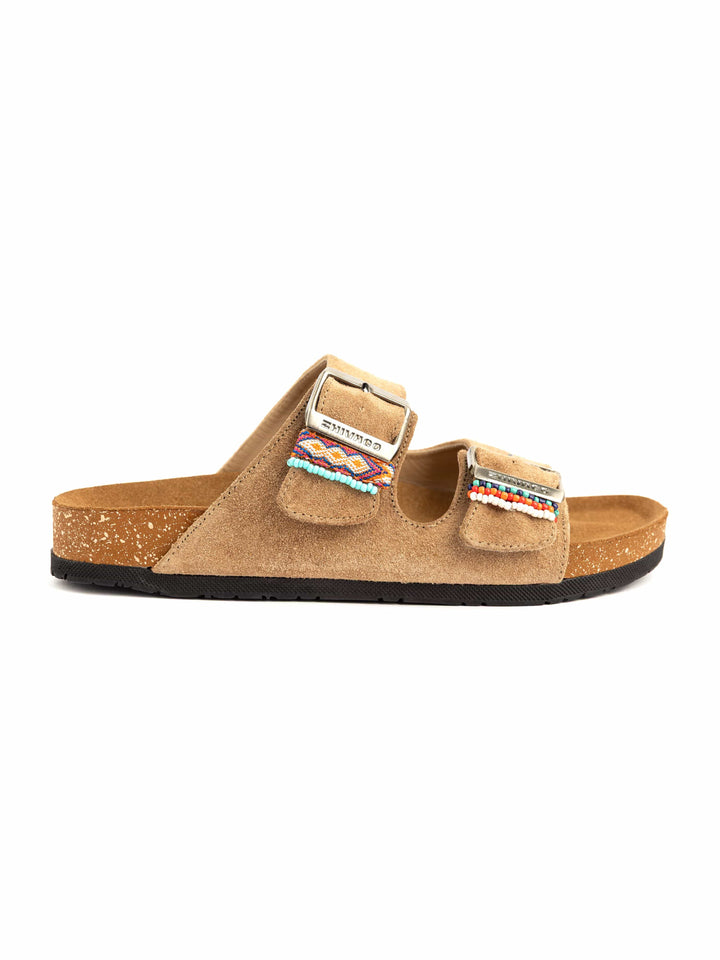 Zhivago Women Women Summer Slides Stack - Genuine Leather