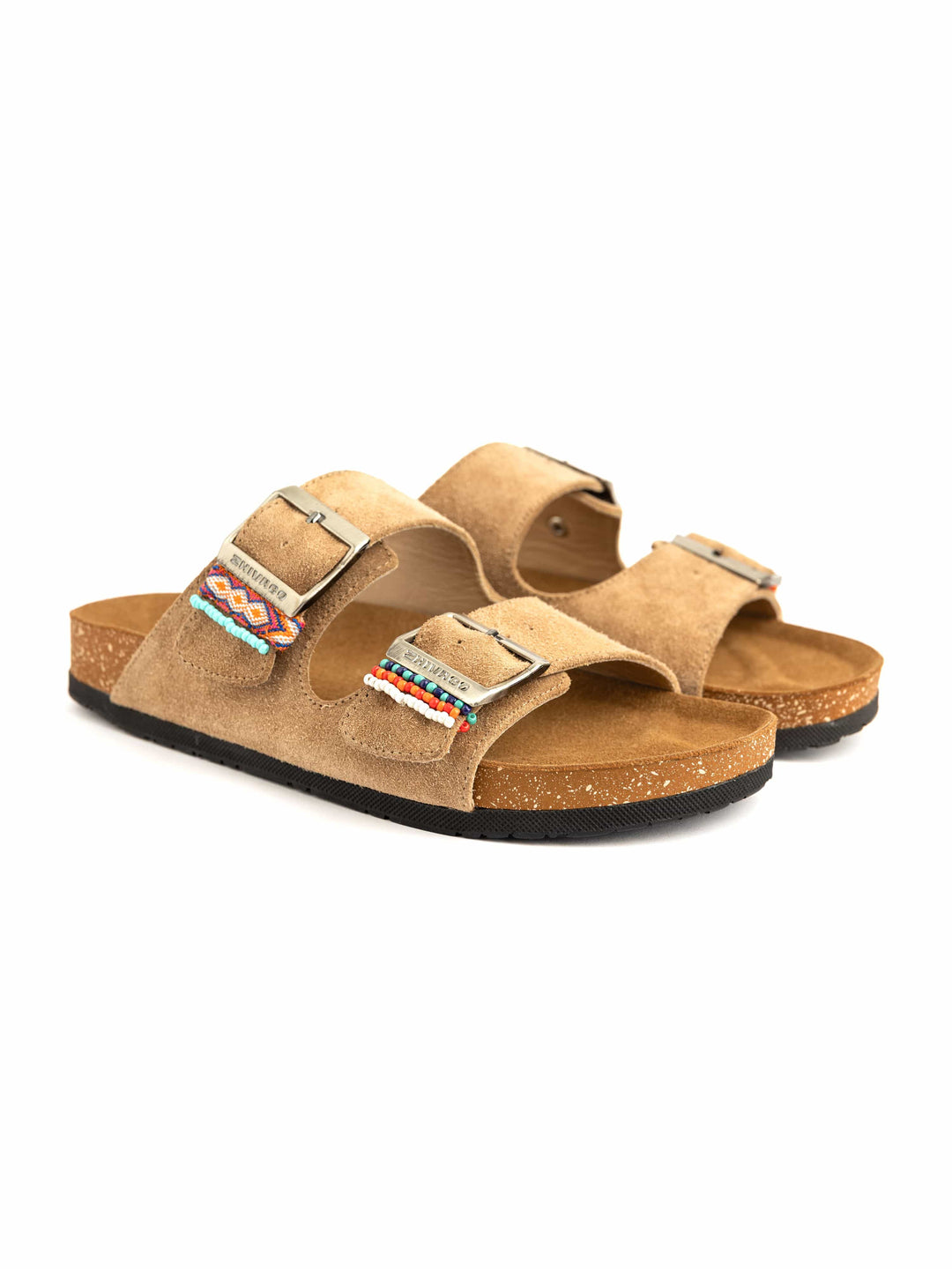 Zhivago Women Women Summer Slides Beige / 36 Stack - Genuine Leather