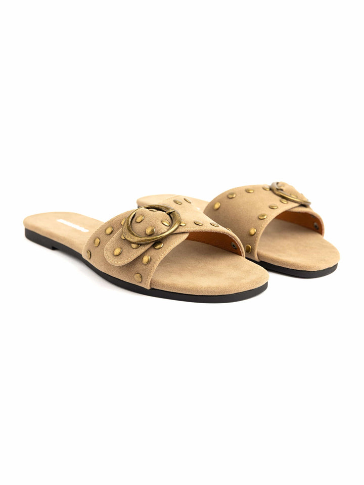 Zhivago Women Women Summer Slides Vee Beige