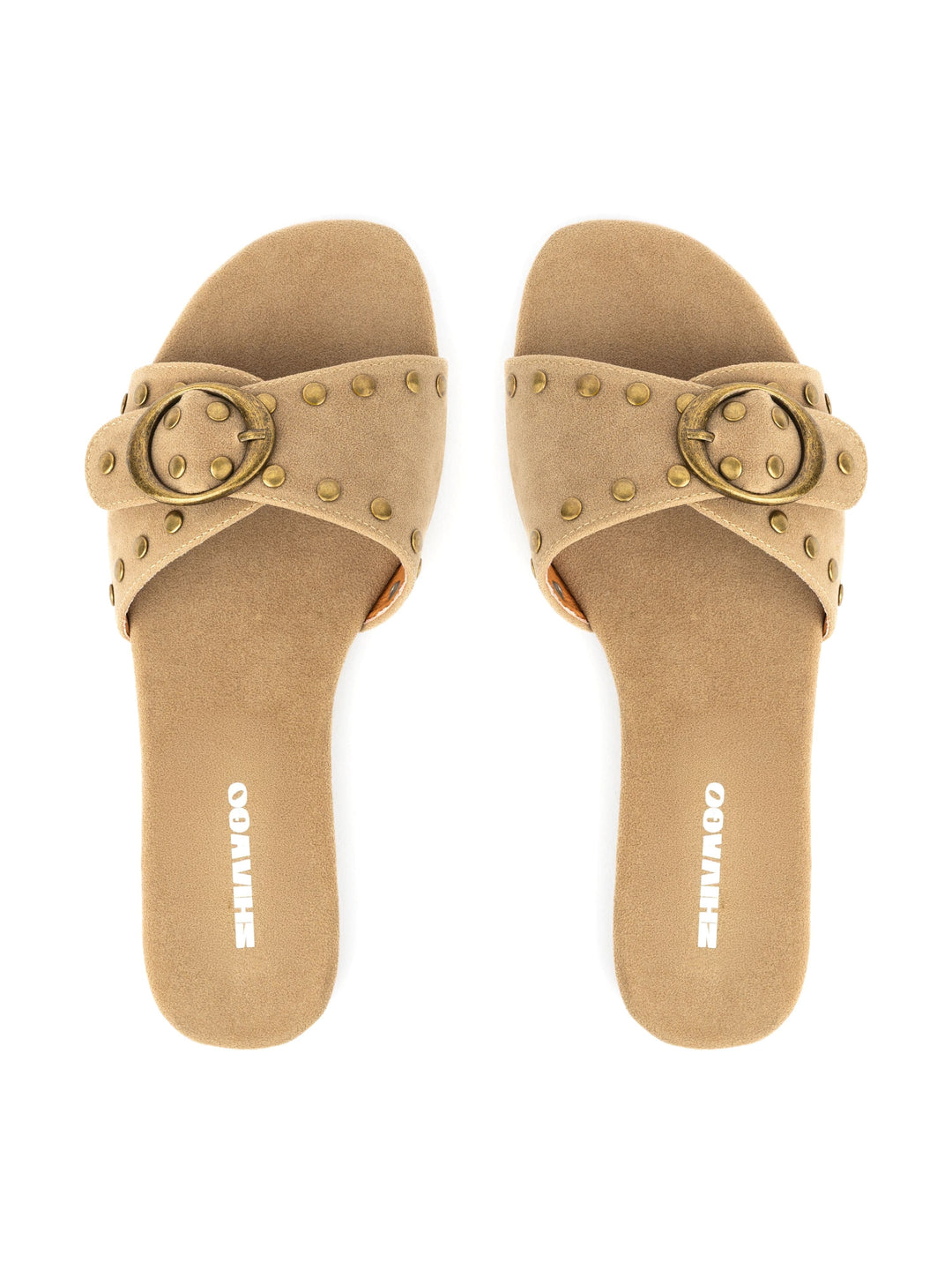 Zhivago Women Women Summer Slides Vee Beige