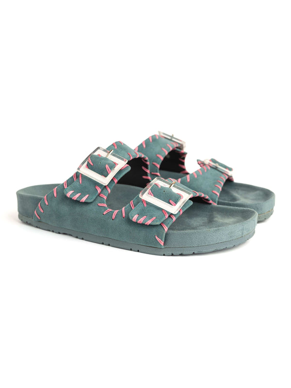 Zhivago Women Women Summer Slides Zia Turquoise