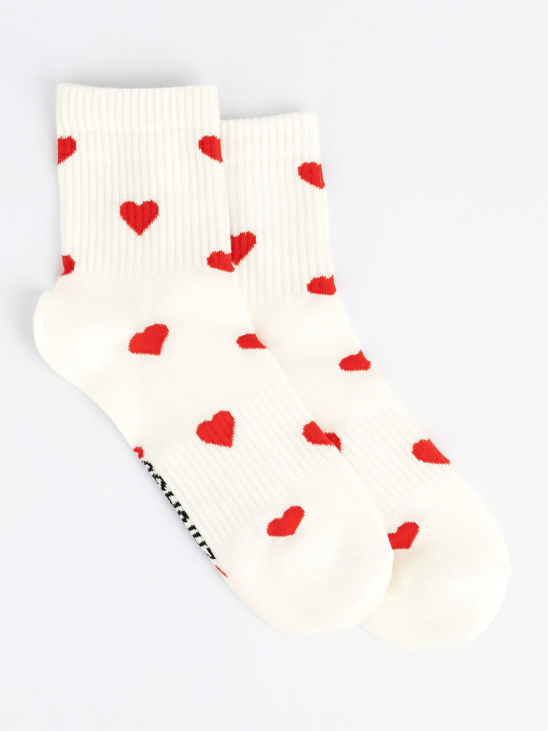 Zhivago Women Women Winter Slides All-Over Hearts socks