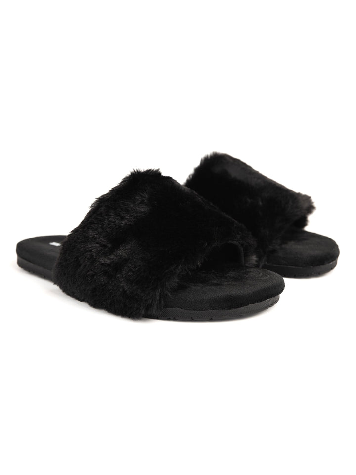 Zhivago Women Women Winter Slides Blanca Black