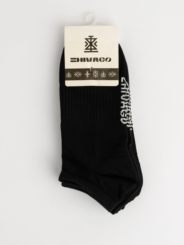 Zhivago Women Women Winter Slides Essential Black Low-Cut Sock Set – 3 Pack
