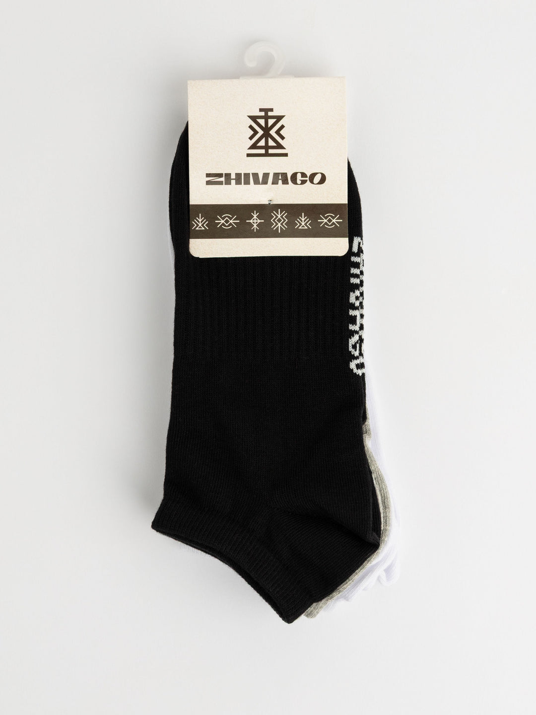 Zhivago Women Women Winter Slides Essential Core Colors Low-Cut Sock Set – 3 Pack