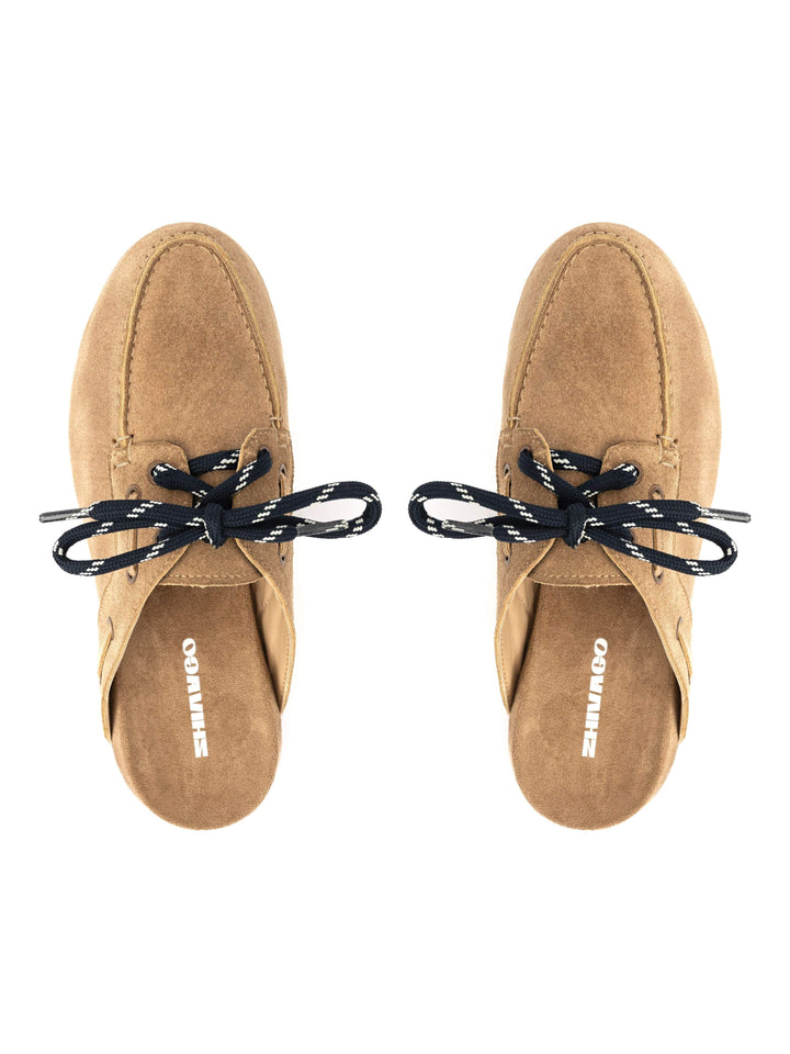 Zhivago Women Women Winter Slides Neya Beige - Genuine Leather