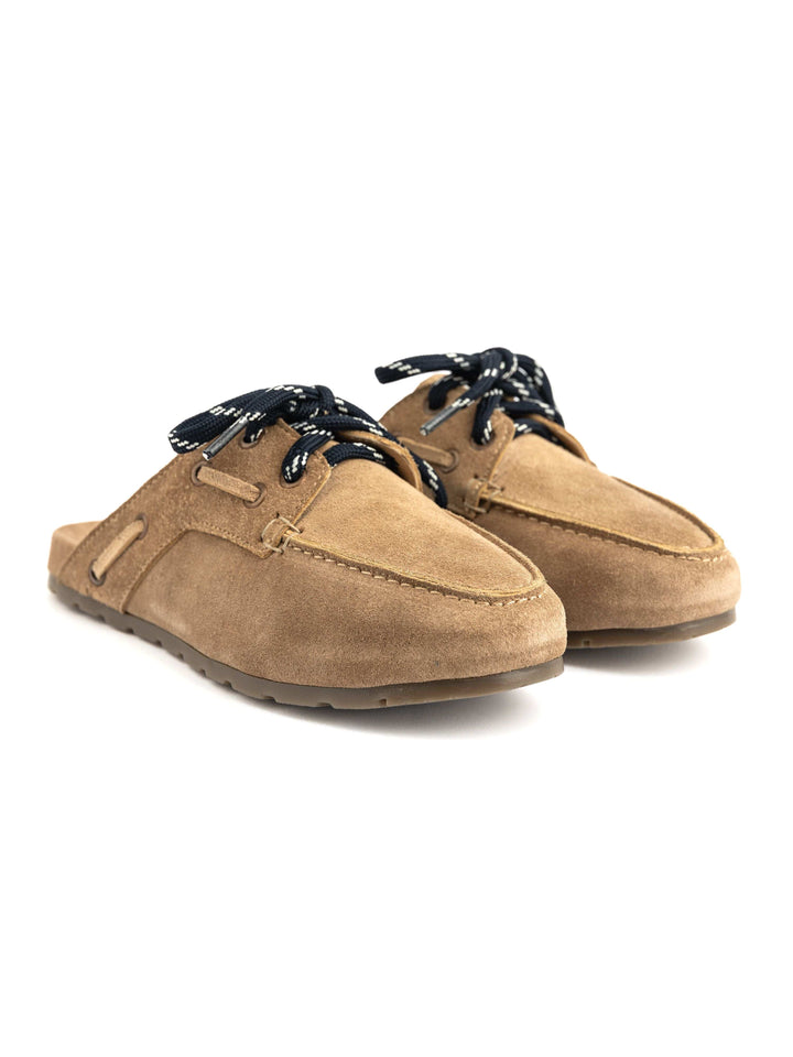 Zhivago Women Women Winter Slides Neya Beige - Genuine Leather