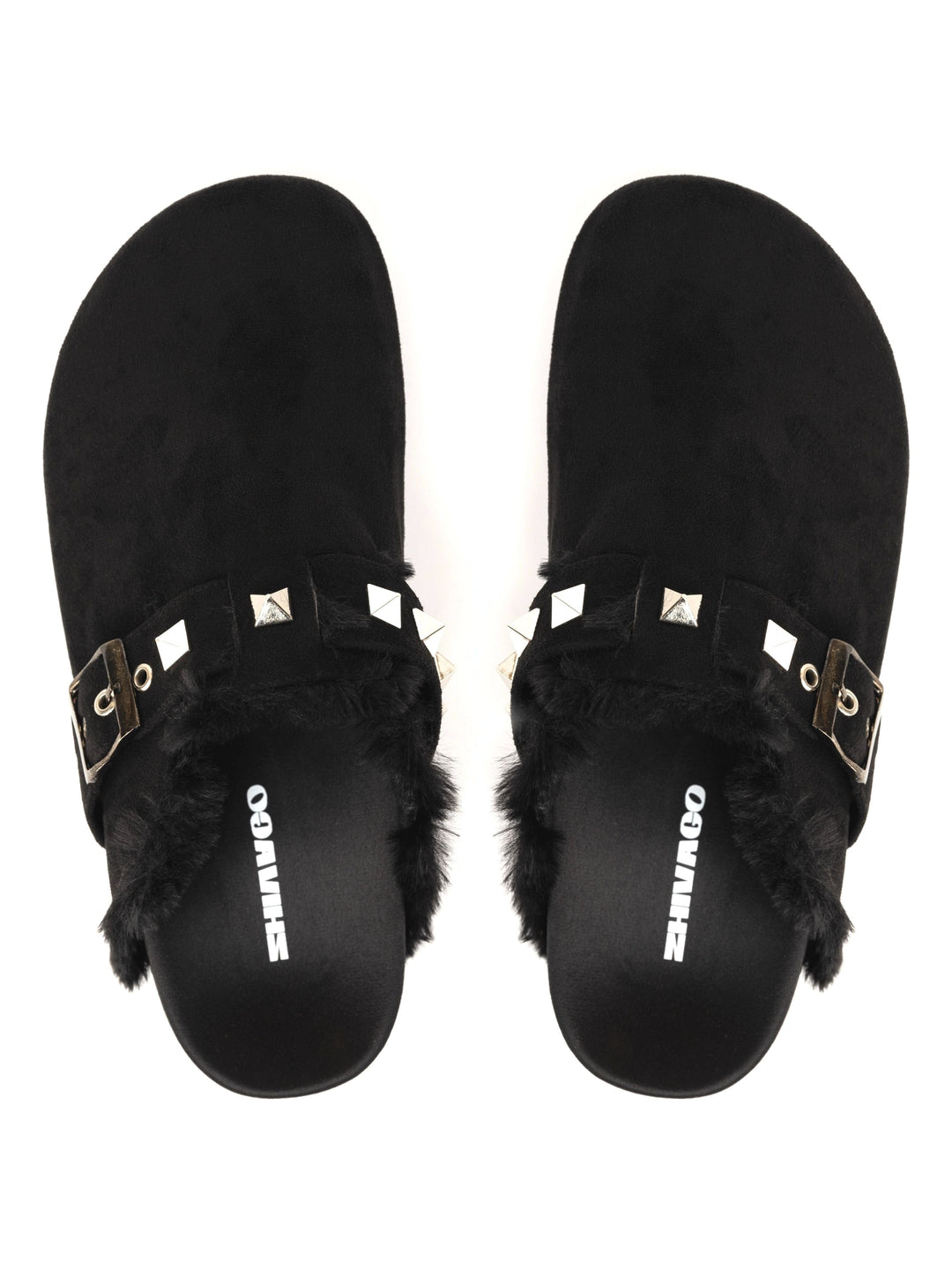 Zhivago Women Women Winter Slides Studdy Black