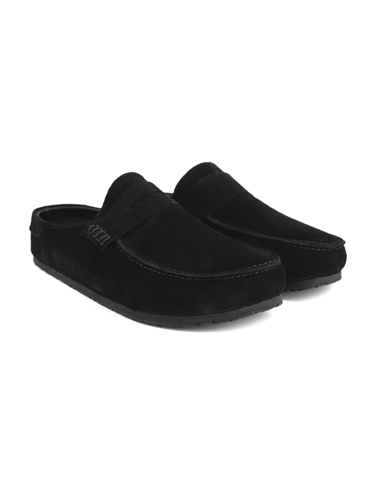 Zhivago Women Women Winter Slides Terra Black- Genuine Leather