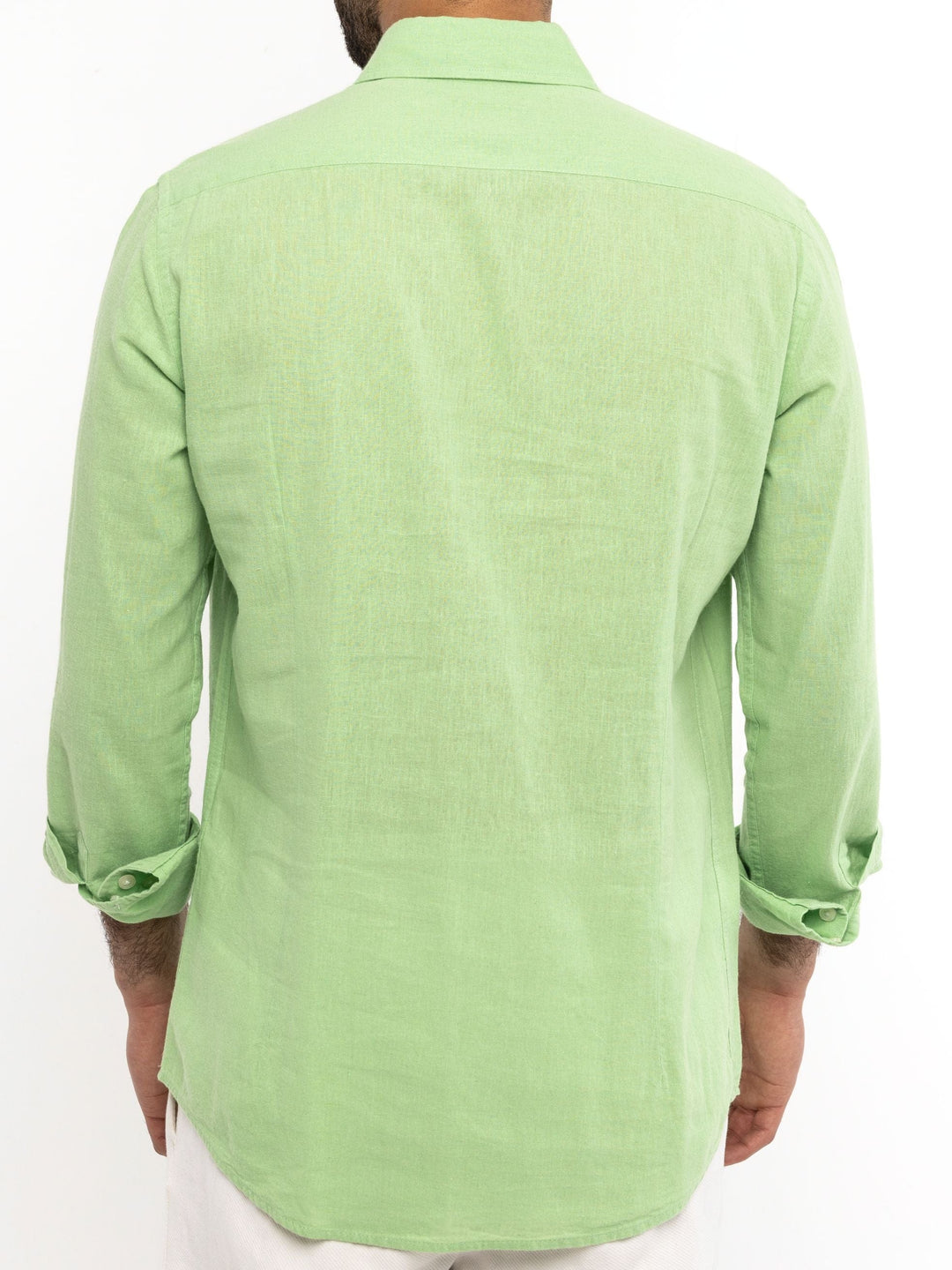 Zhivago x Nuuk Men Linen Shirt Light Green Linen Shirt