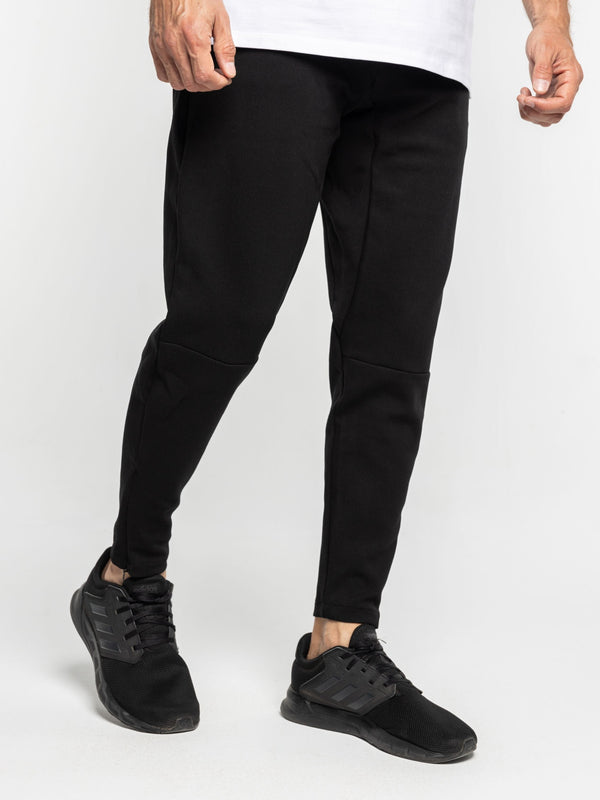 Zhivago x Nuuk Men Sweatpants Black Side Zipper Sweatpant: D-Knit