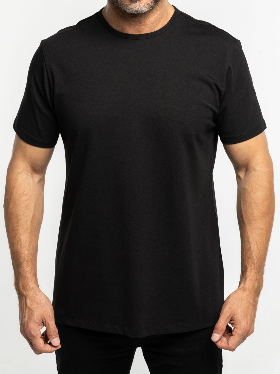 Zhivago x Nuuk Men T-shirt Black Straight Hem T-Shirt: SLS Comfort