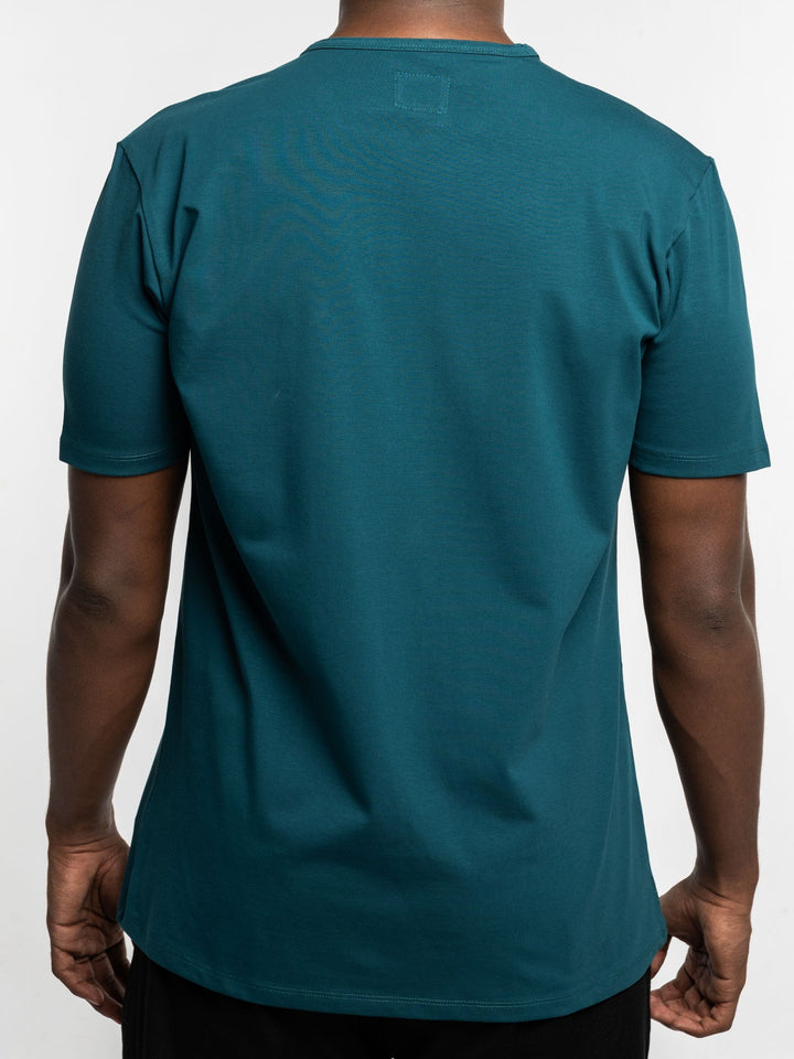 Zhivago x Nuuk Men T-shirt Gable Green Straight Hem T-Shirt: SLS Comfort