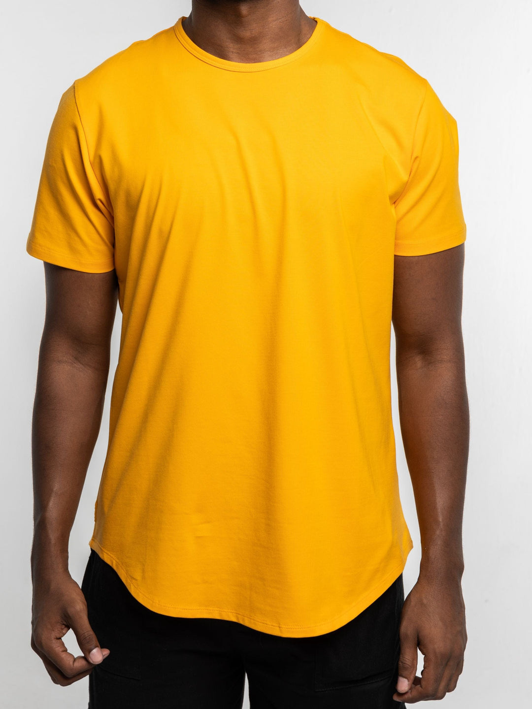 Nuuk Orange Curved Hem T-Shirt: SLS Comfort