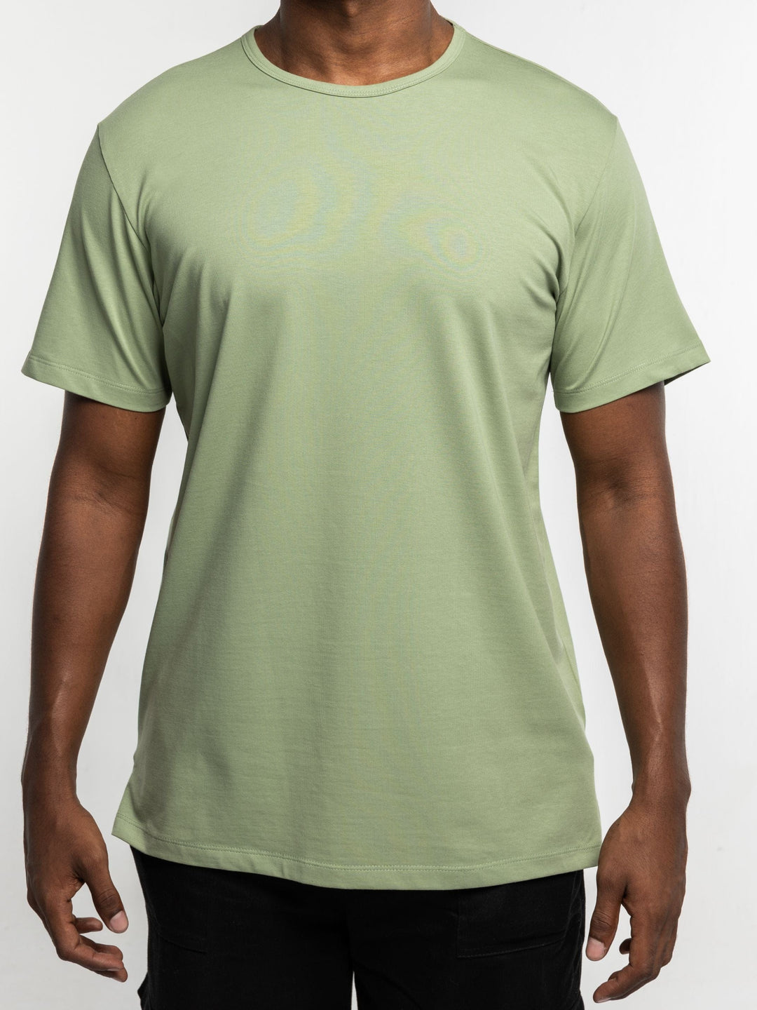 Zhivago x Nuuk Men T-shirt Sage Green Split Hem T-Shirt: SLS Comfort