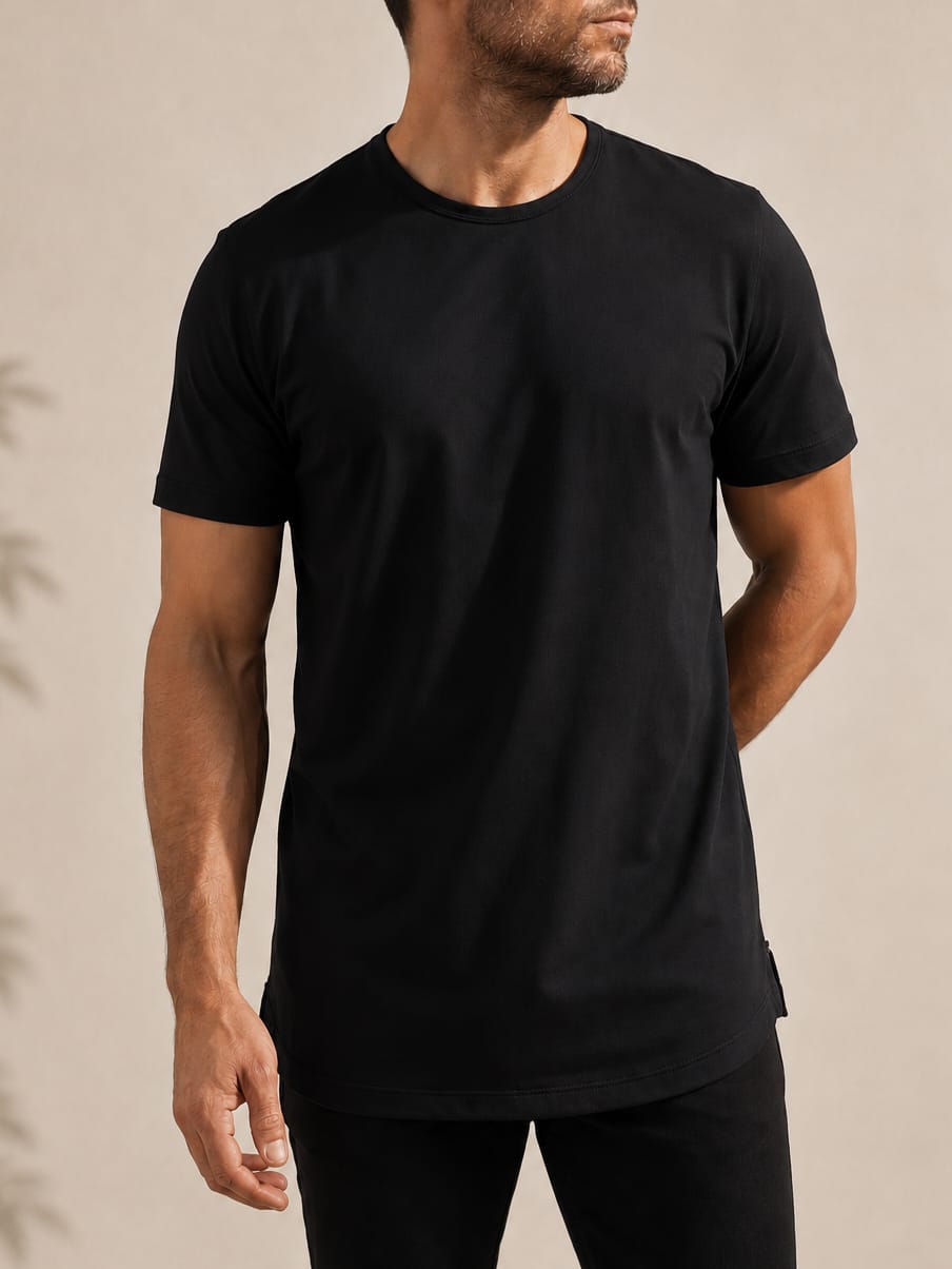 Zhivago x Nuuk Men T-shirt Split Hem T-Shirt: SLS Comfort
