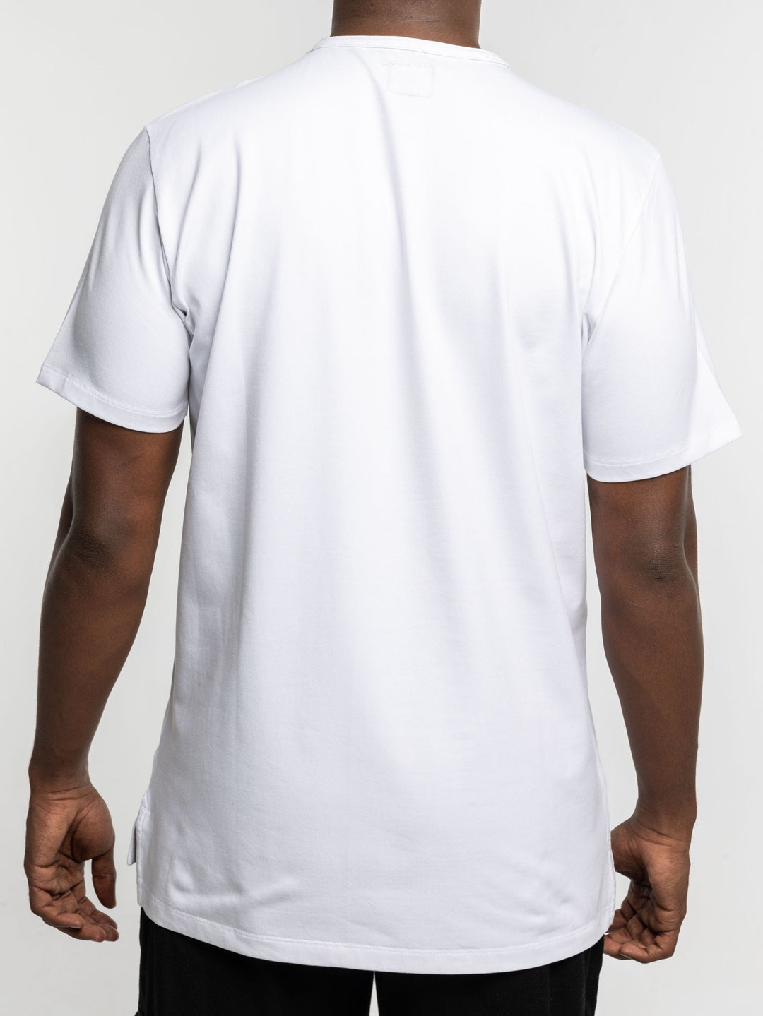 Zhivago x Nuuk Men T-shirt White Split Hem T-Shirt: SLS Comfort