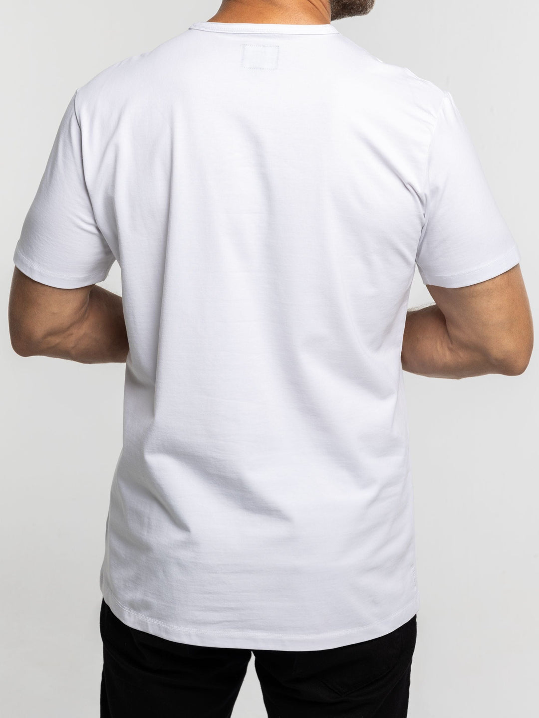 Zhivago x Nuuk Men T-shirt White Straight Hem T-Shirt: SLS Comfort